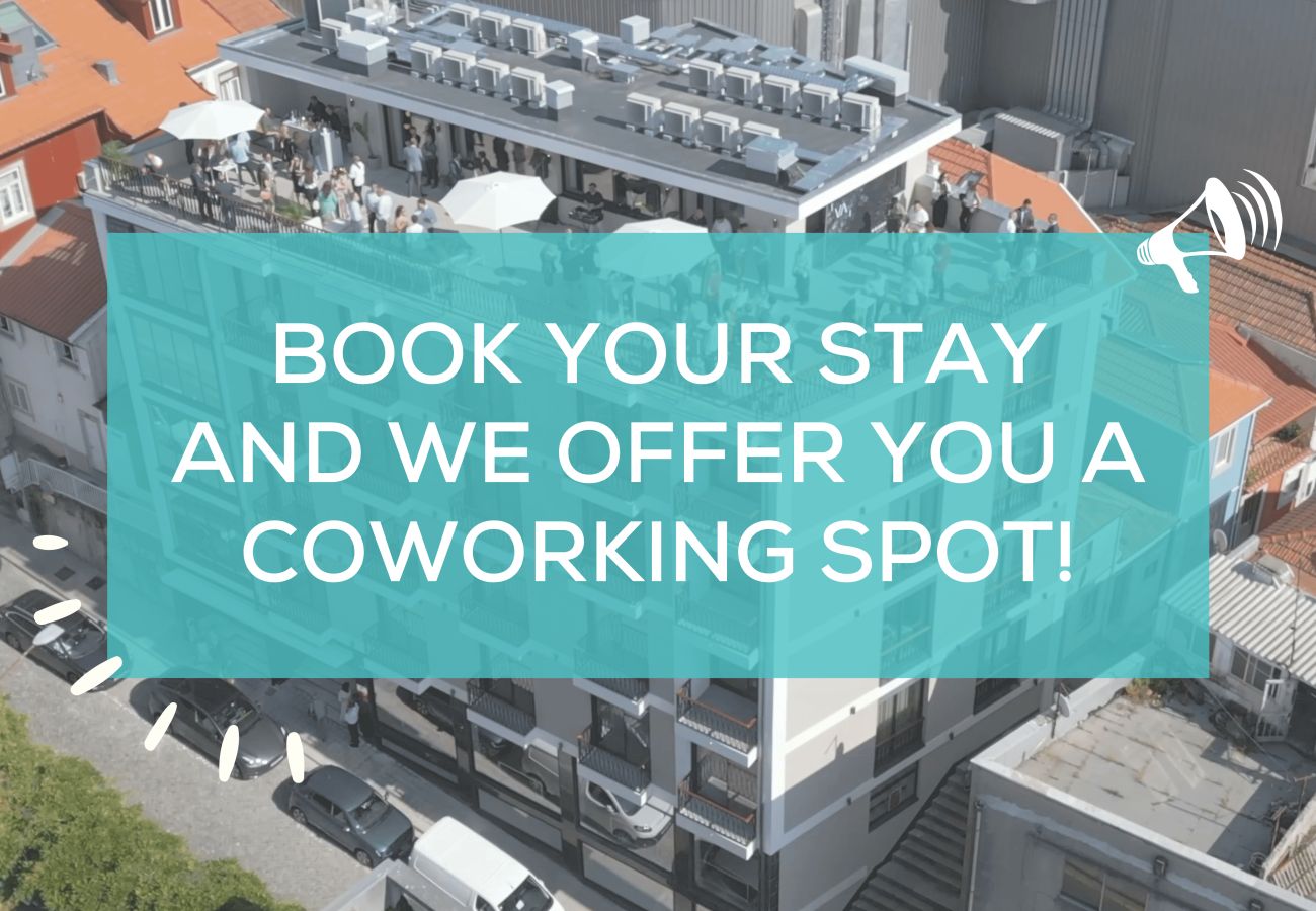 Apartamento em Porto - Feel Porto Firmeza Coworking & Flat 1.1